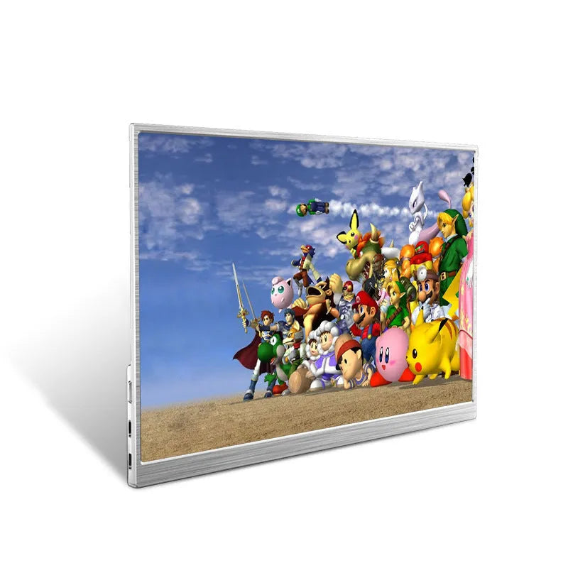 15-inch ultra-thin portable display monitor with HDMI interface for gaming and computer use