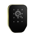 Induction electronic lock zinc alloy ABS fire retardant for bath centre sauna cabinet in gold finish on a wooden cabinet door