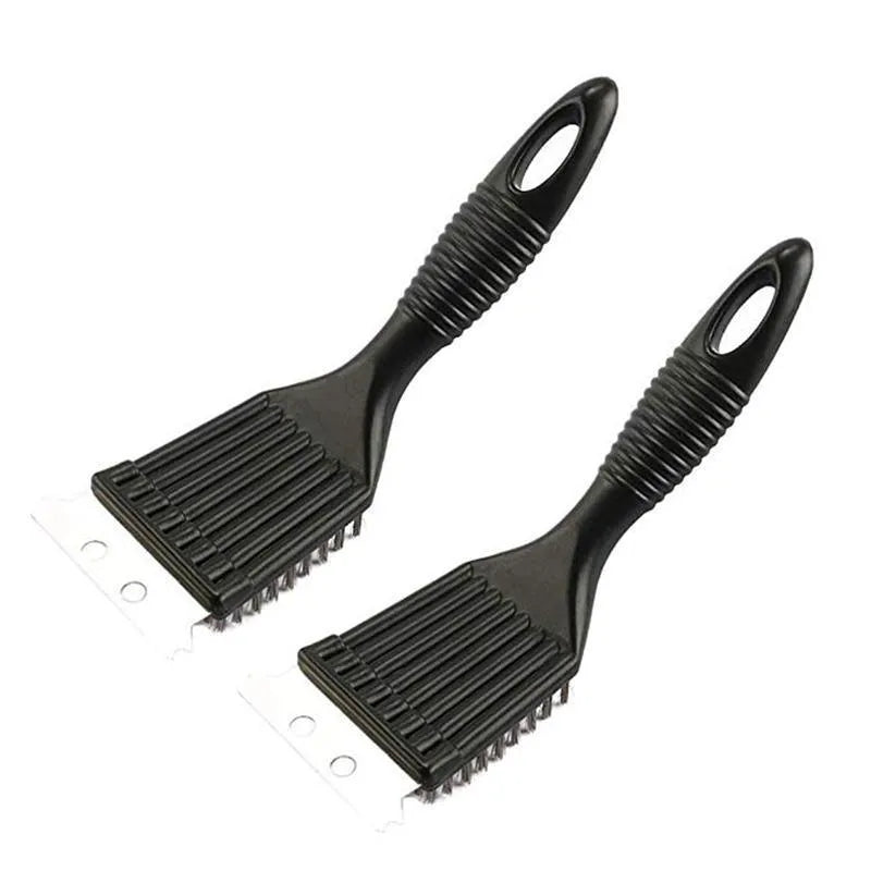 Wire bristles cleaning brush for BBQ grill with PP handle and hanging hole