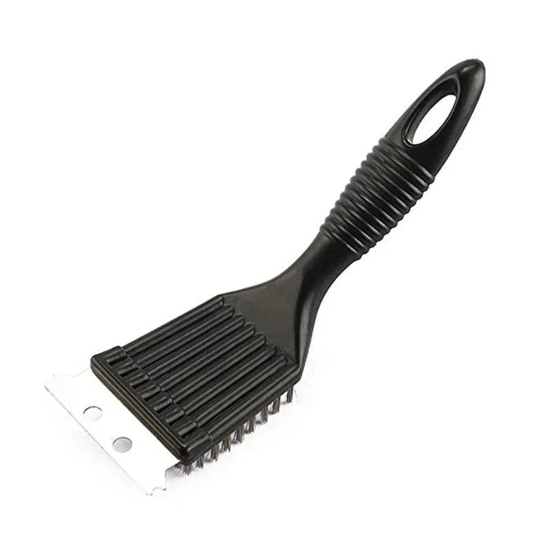 Wire bristles cleaning brush for BBQ grill with PP handle and hanging hole