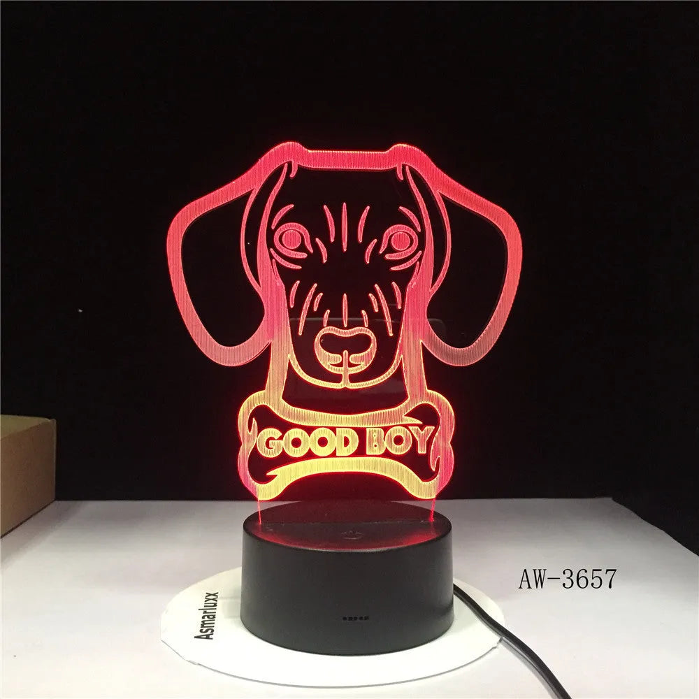Remote control touch LED table lamp with colourful gradient acrylic shade on ABS base