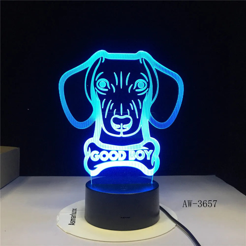 Remote control touch LED table lamp with colourful gradient acrylic shade on ABS base