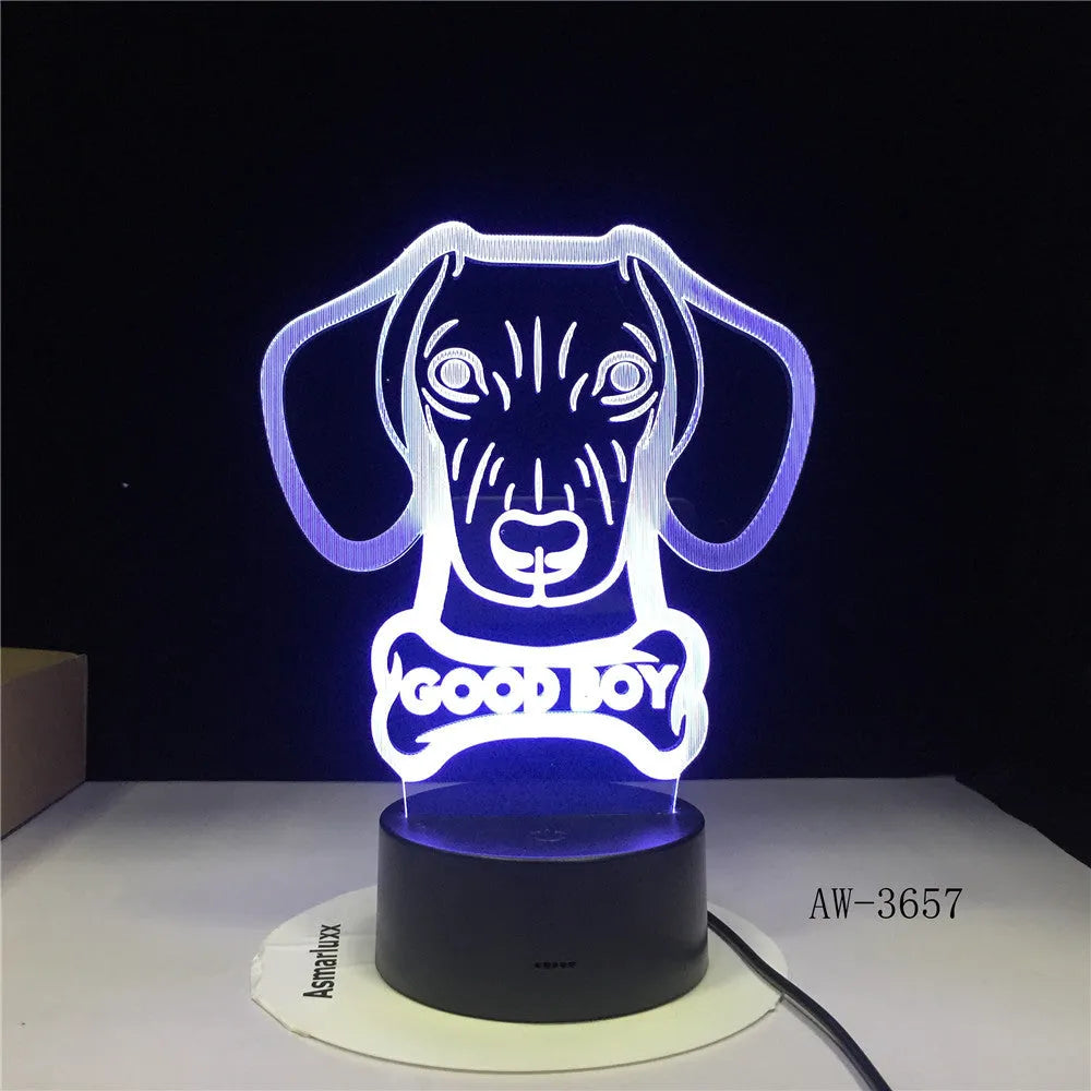 Remote control touch LED table lamp with colourful gradient acrylic shade on ABS base
