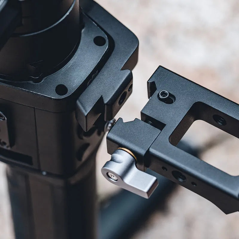 PGYTECH aluminium alloy pot holder adaptor for DJI Ronin gimbal and iPhone on a tripod