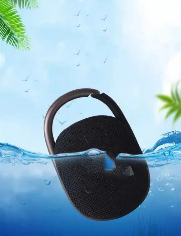 Portable Bluetooth wireless speaker in pink, blue, black, red, silver grey, or green colour options