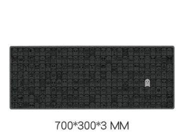 EXCO grey gaming mouse pad 700x300mm or 900x300mm non-slip cloth desk mat
