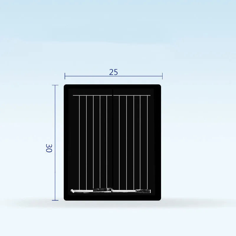 Polycrystalline epoxy solar panel 30x25mm 1V 80mA for small DIY projects