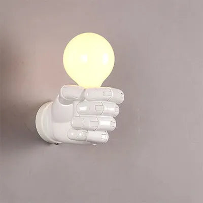 Creative Fist Wall Lamp resin decorative light fitting for bar restaurant corridor background decoration