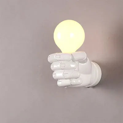 Creative Fist Wall Lamp resin decorative light fitting for bar restaurant corridor background decoration