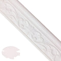 Self-adhesive decorative skirting line with a grid pattern for wall protection.