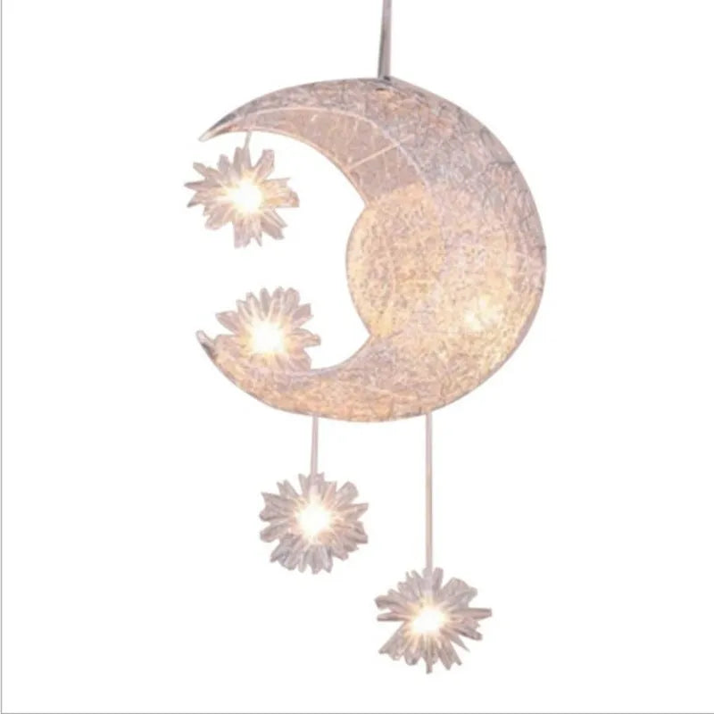 5W LED chandelier with aluminum shade in warm light, 250mm diameter for bedroom or restaurant