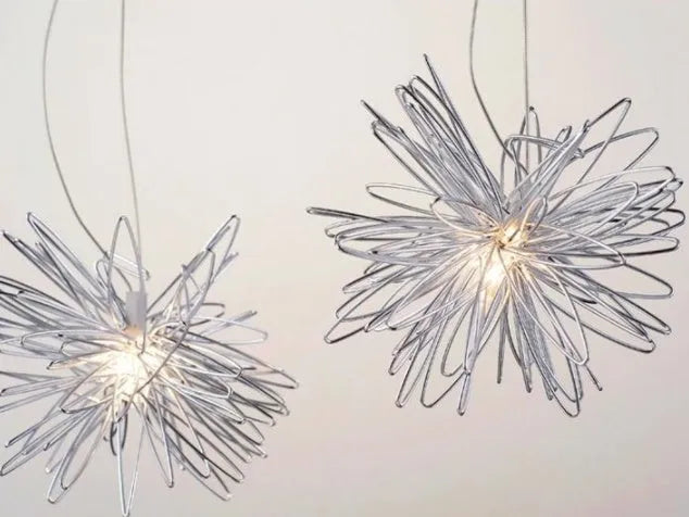 5W LED chandelier with aluminum shade in warm light, 250mm diameter for bedroom or restaurant