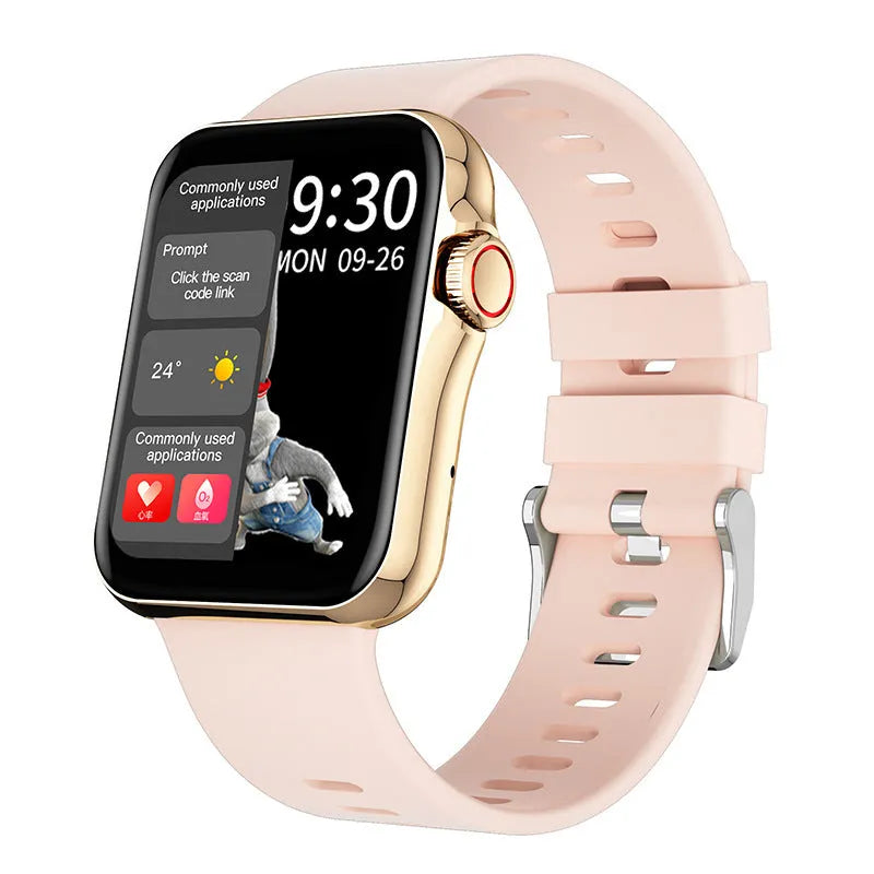 D06 colour screen smart watch with Bluetooth call function and liquid silicone strap