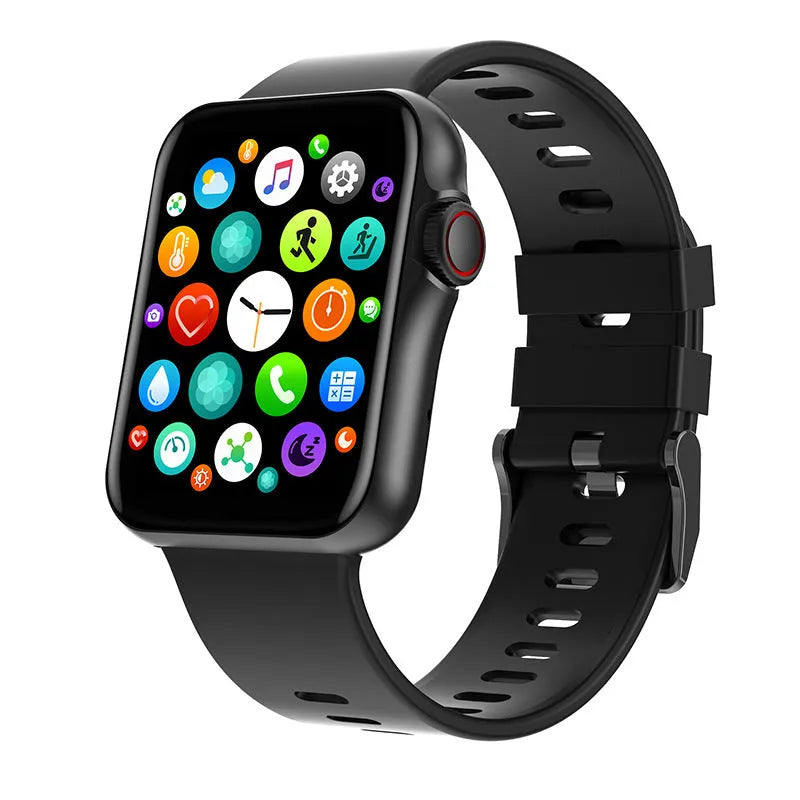 D06 colour screen smart watch with Bluetooth call function and liquid silicone strap