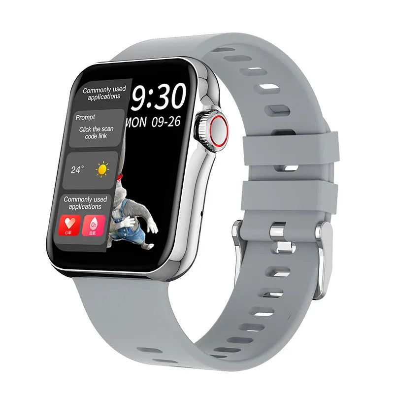D06 colour screen smart watch with Bluetooth call function and liquid silicone strap