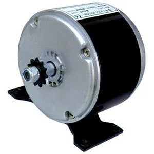 Dolphin 250W brushless hub motor for electric bicycle conversion with mounting holes and wire connector