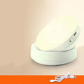 Wireless motion-activated LED light for automatic nighttime illumination in home settings