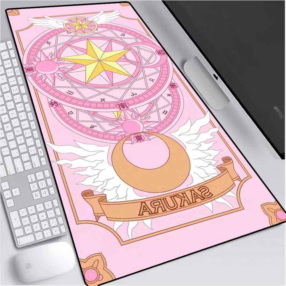 Super Sailor Moon desk mat non-slip mouse pad with natural rubber base and fine cloth surface 300x700x2 mm