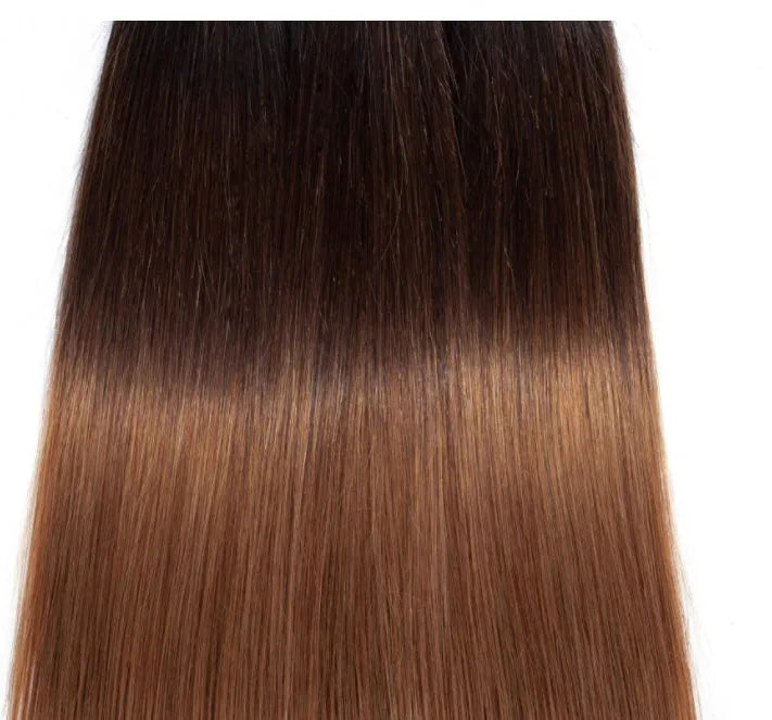 European and American real hair weave wig machine-made for ladies medium long hair 10-26 inch