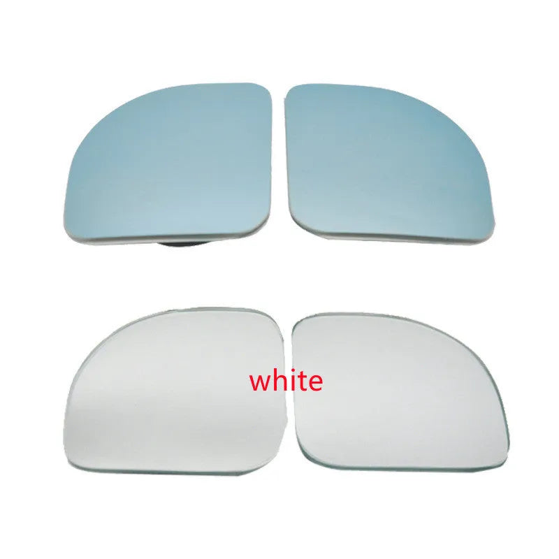 Frameless fan-shaped round blind spot mirror for car side view, model DM-074