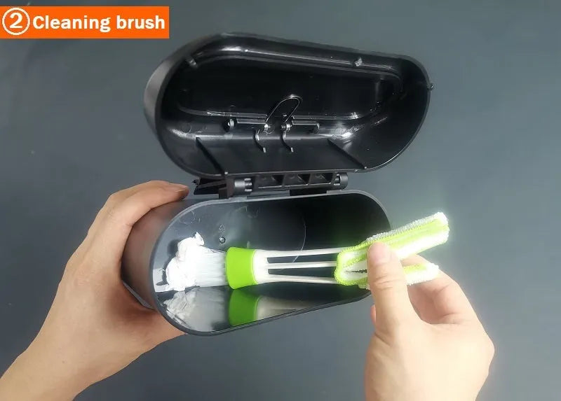 Car suspension type trash can made of non-woven fabric for centre console, available in multiple colours