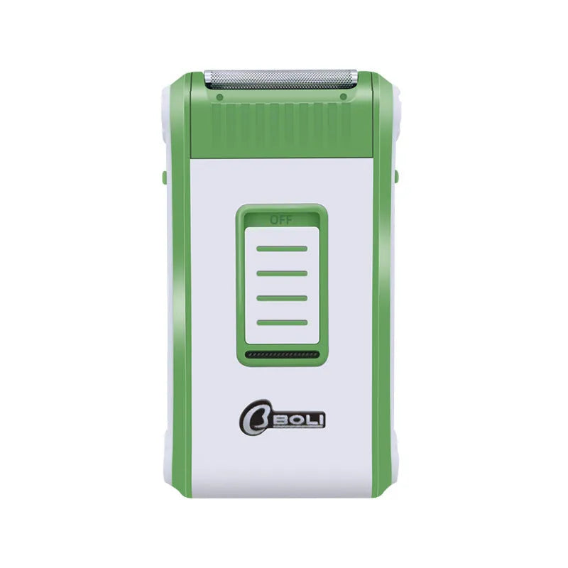 Reciprocating double-layer net electric shaver with ABS plastic housing