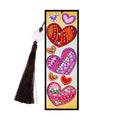 DIY diamond painting bookmark with crystal diamond mandala flower decoration