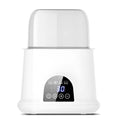 Automatic thermostat milk warmer in white with touch control and steam sterilisation function