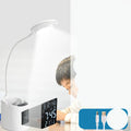 White USB desk lamp with touch control for studying and dormitory use