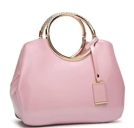 Polyester women's party handbag with card slots and shoulder strap in various colours