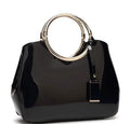 Polyester women's party handbag with card slots and shoulder strap in various colours