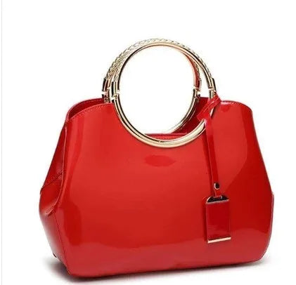 Polyester women's party handbag with card slots and shoulder strap in various colours