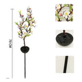 Solar cherry tree garden lights with ground insertion posts for lawn decoration