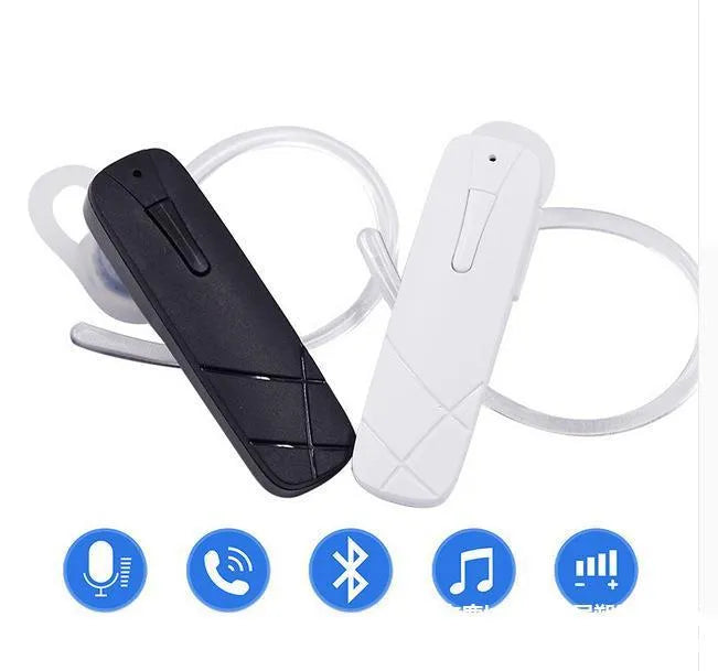 Mini Bluetooth wireless headset V4.1 in black or white with earplug design