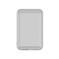 Magnetic wireless power bank in five colour options showing 5000mAh capacity