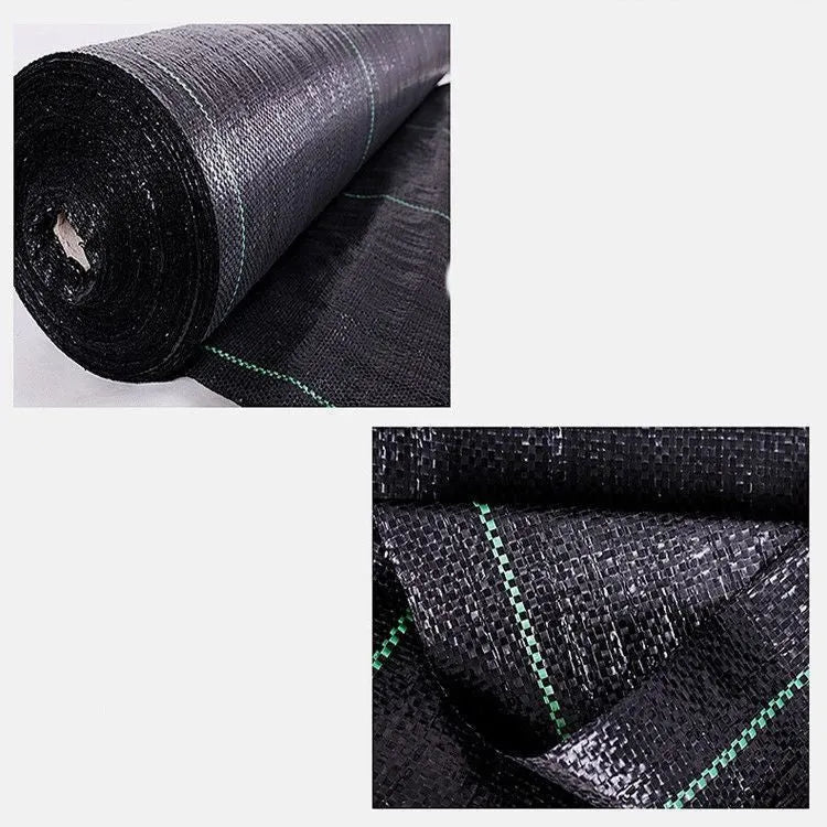 Black woven PE weed-proof cloth for farmland and greenhouse weed suppression