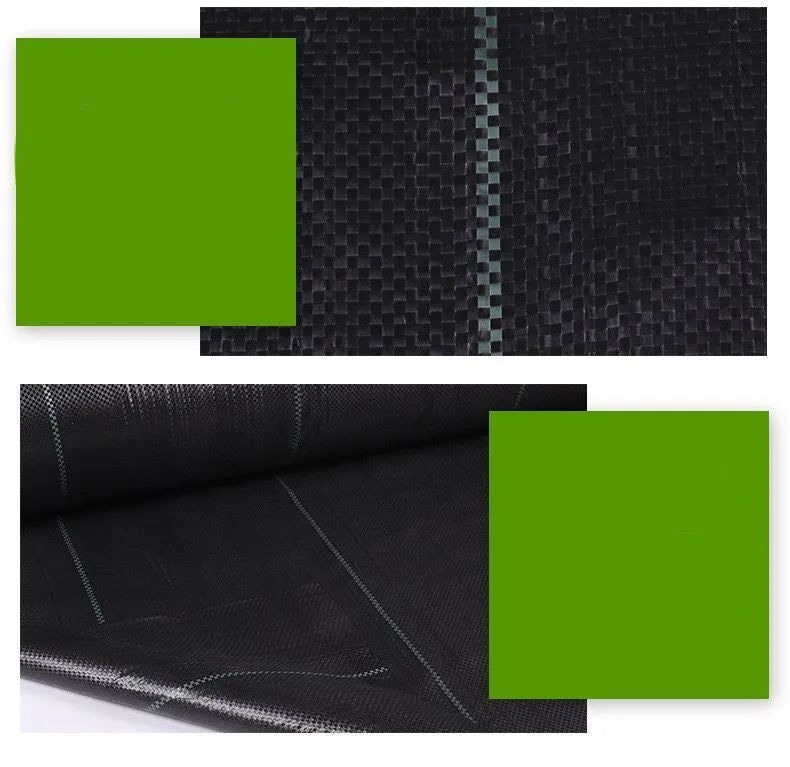 Black woven PE weed-proof cloth for farmland and greenhouse weed suppression