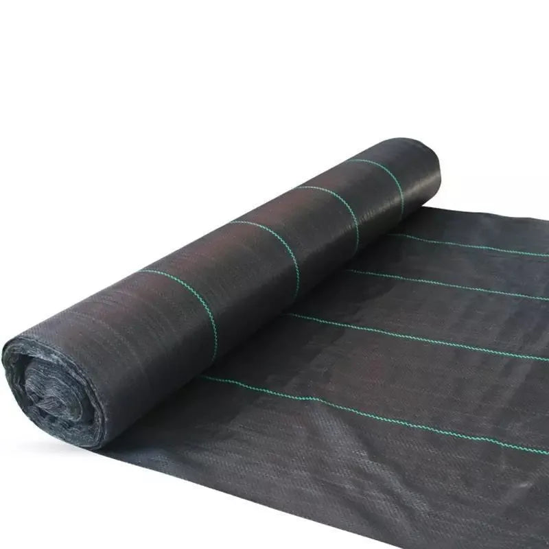 Black woven PE weed-proof cloth for farmland and greenhouse weed suppression