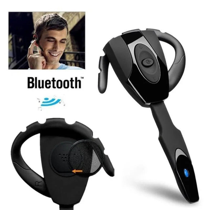 Single-ear Bluetooth business headset with ear-hook design in multiple colour options