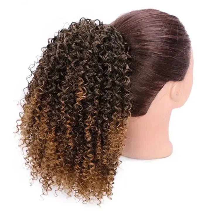 Women's short curly high temperature wire wig in European and American style for ladies hair reissue with multiple colour options