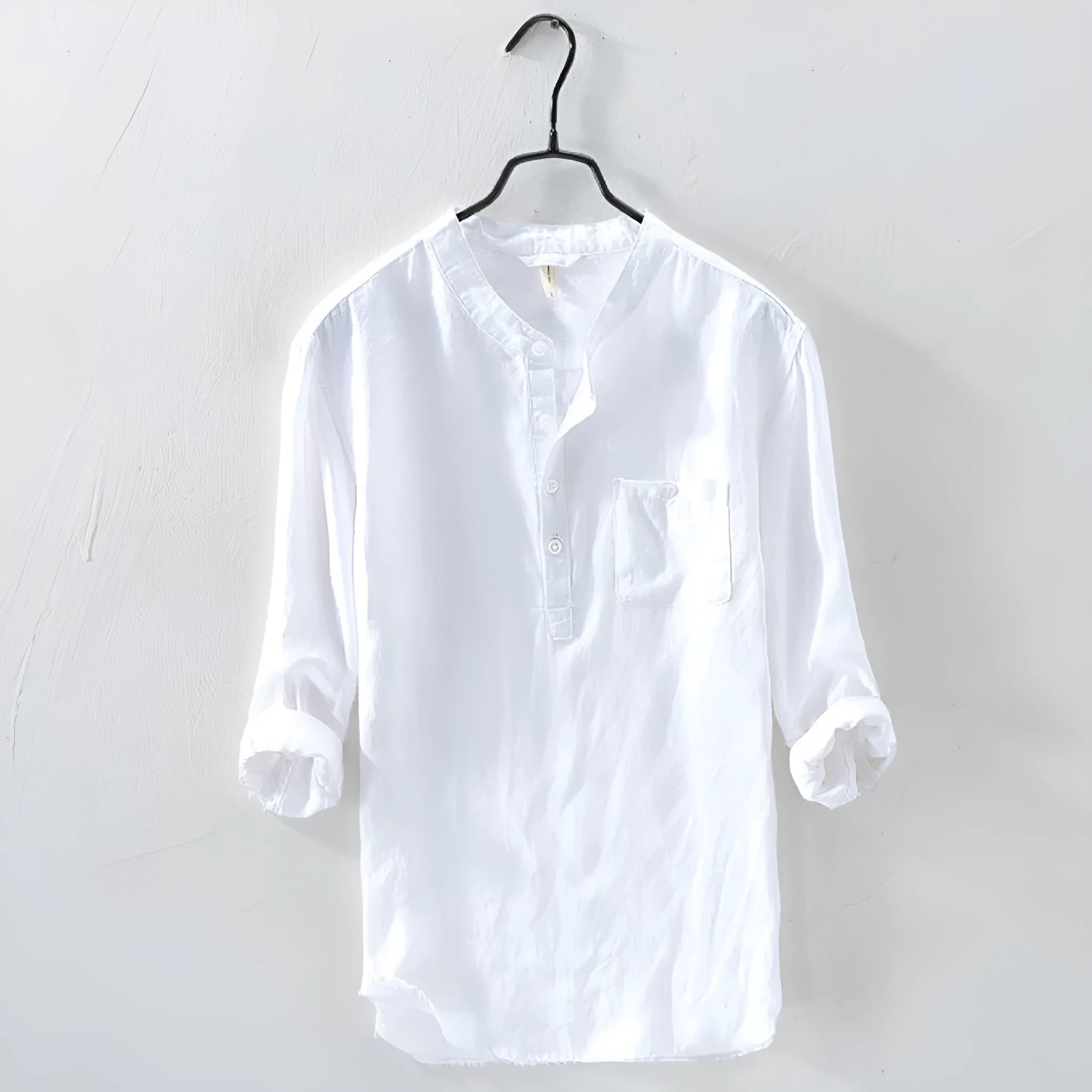 Plain cotton t-shirt in blue, front view, sizes S to 4XL