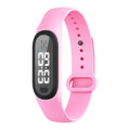Ultrasonic electronic watch mosquito repellent device in black, white, blue, and pink colours