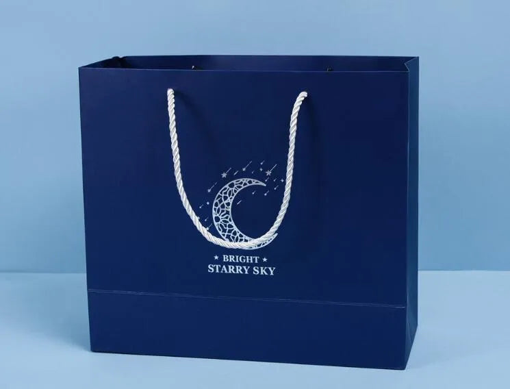 Student stationery set gift box with three-dimensional paper design, Blue and Pink colour options, featuring Lucky Reindeer and Pegasus Starry Sky themes