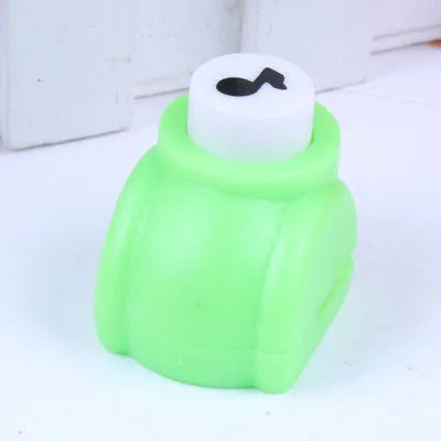 Plastic student stationery embossing device 3x2.5x3cm with decorative pattern