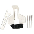 Silver mini electric chain grinder with 20mm blade for band saw sharpening