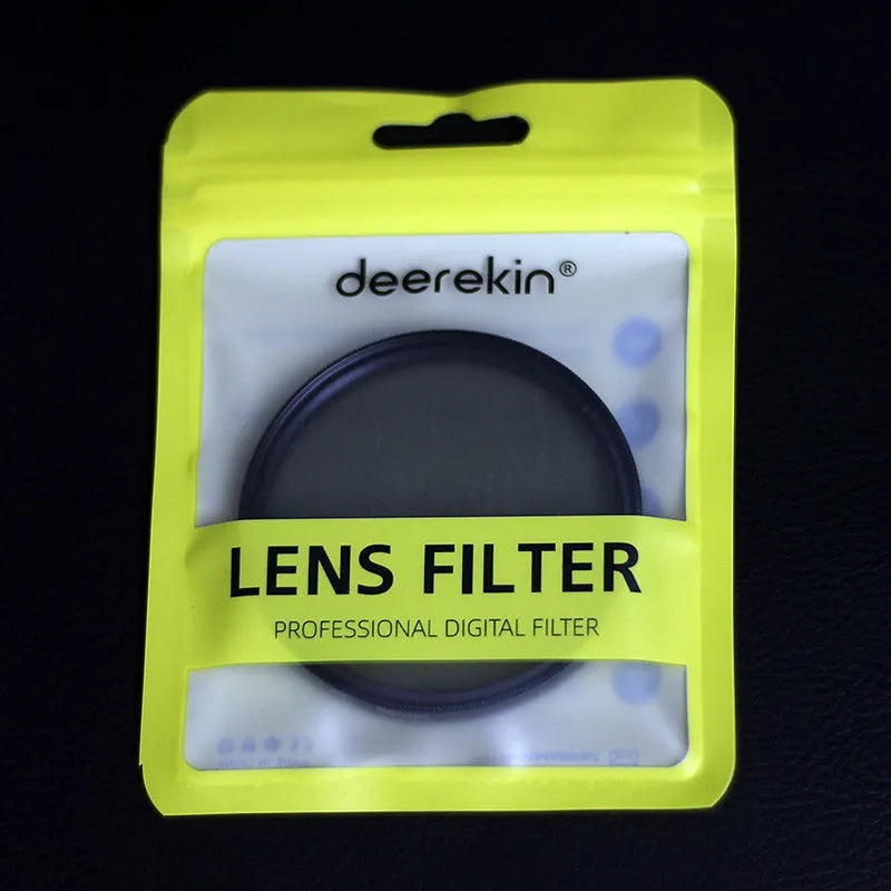 ND8 camera filter with aviation aluminium frame for 49mm to 82mm lenses