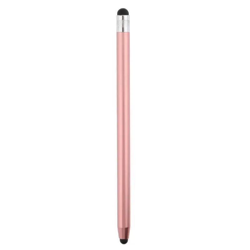 WK128 black metal double-tip capacitive stylus pen for touch screen phones and tablets