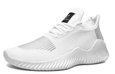 Living Passion Runners low top air cushion running shoes in black with net layer cloth surface