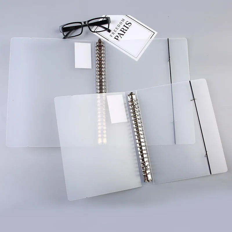 Class Notepad A5 26-hole loose-leaf binder with horizontal line paper and PP matte cover