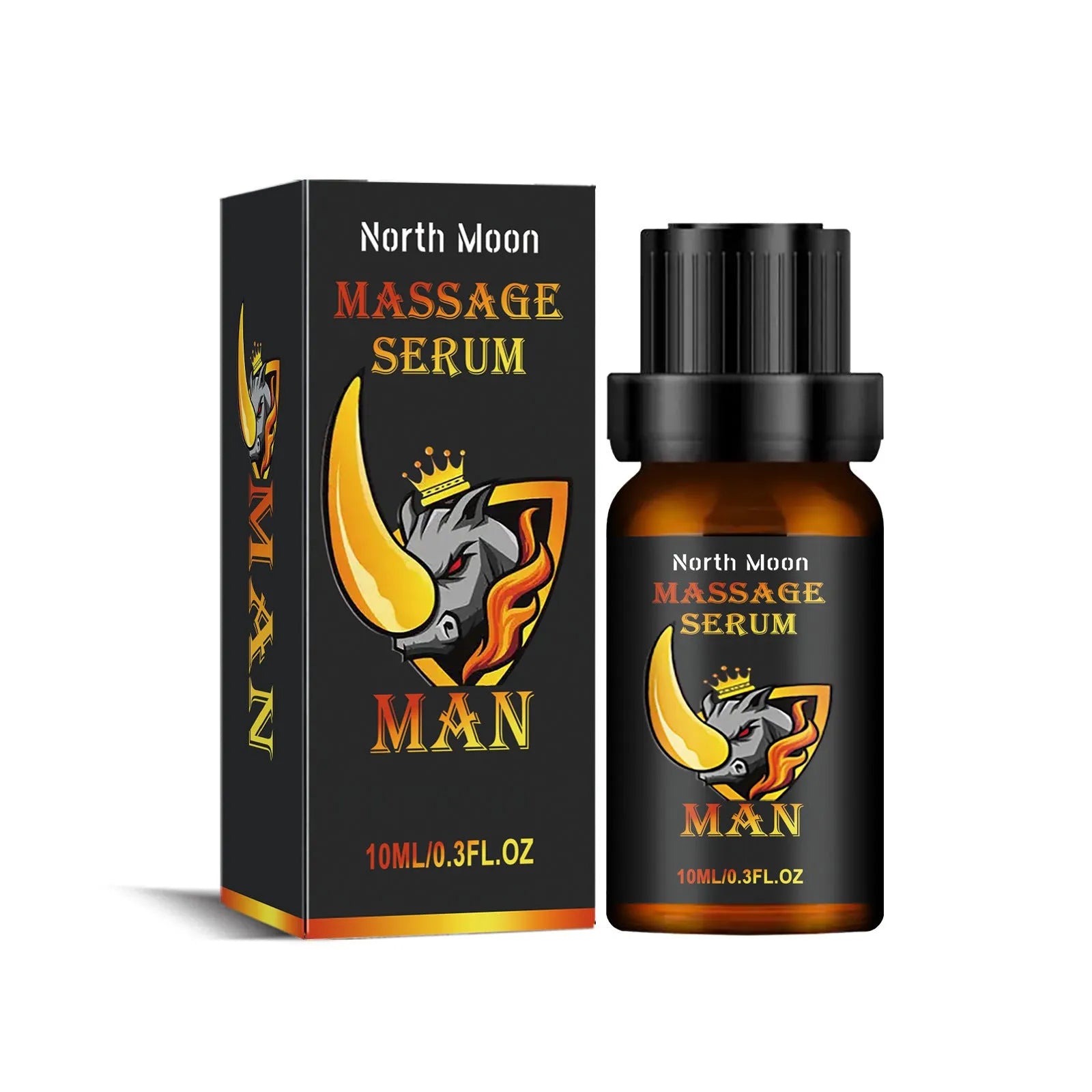 Men's 10ml massage essential oil bottle for external body care application